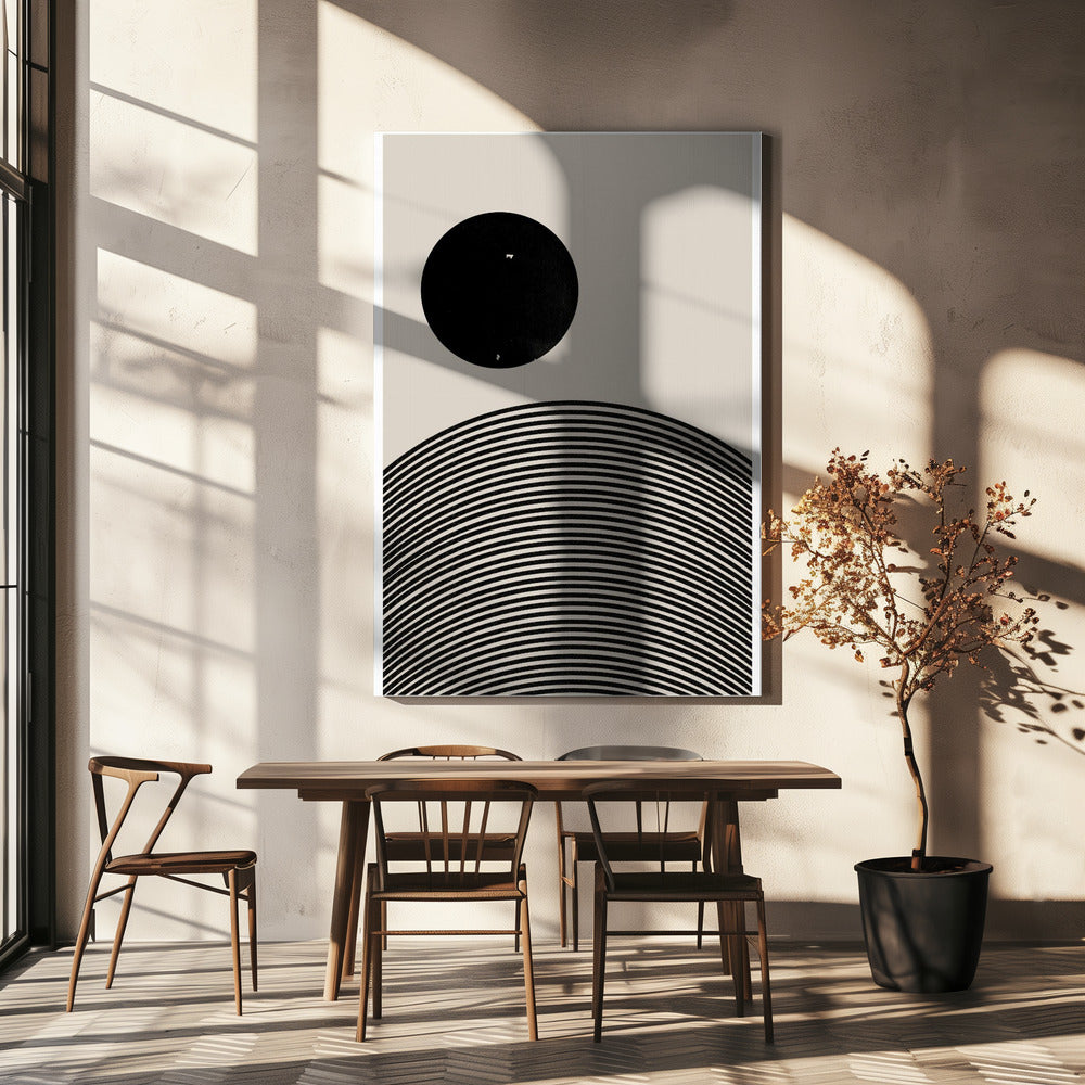 Orbiting Silhouette | Leinwand