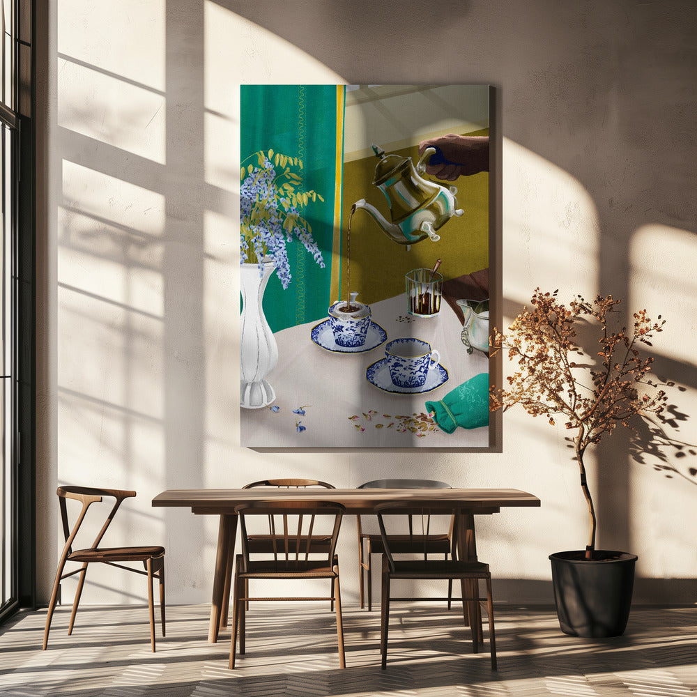 Ich verachte englischen Tee | Leinwand