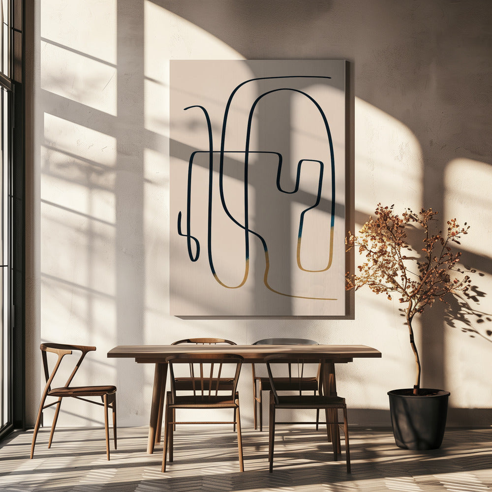 Line Art Abstract | Canvas