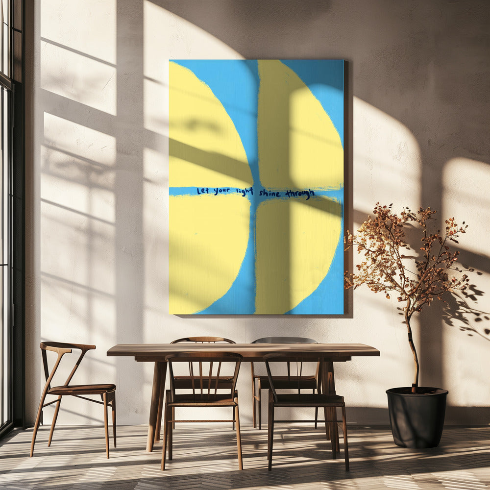 Strahlendes Fenster | Leinwand