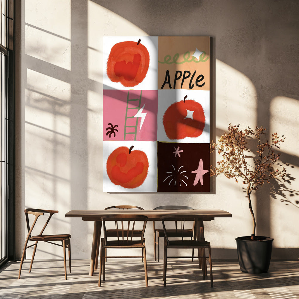 Apple-Poster | Leinwand