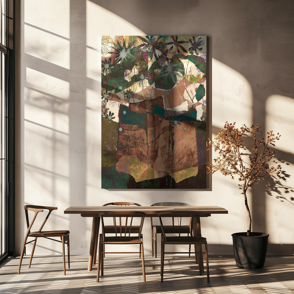 Fröhlicher Blumenstrauß | Leinwand