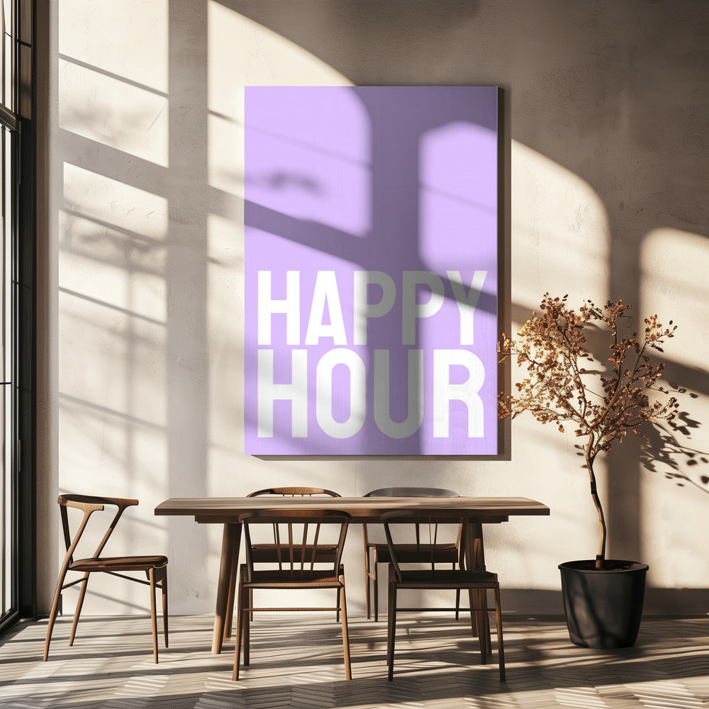 Cheerful Lavender Vibes | Canvas