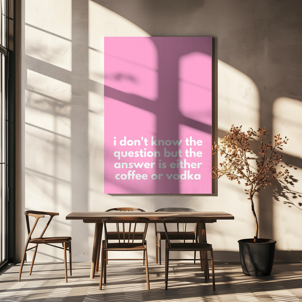 Choices on Pink | Canvas