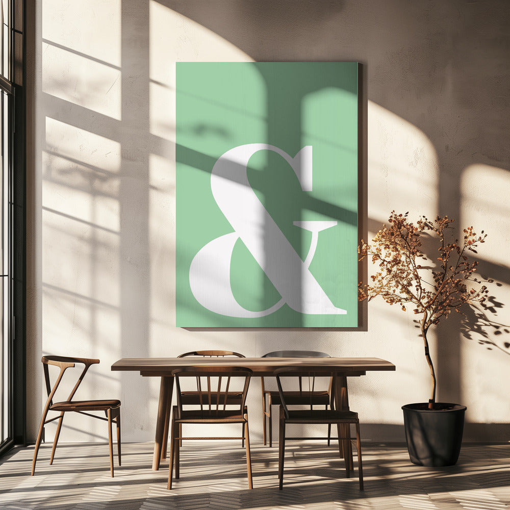 Reichlich Ampersand | Leinwand