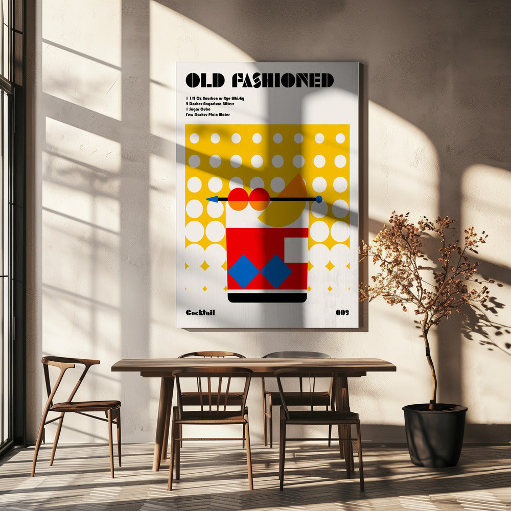 Altmodischer Bauhaus-Cocktail | Leinwand