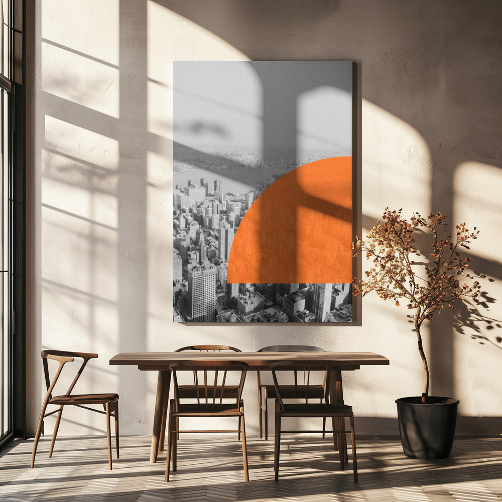 Urban Sunset Hues | Canvas