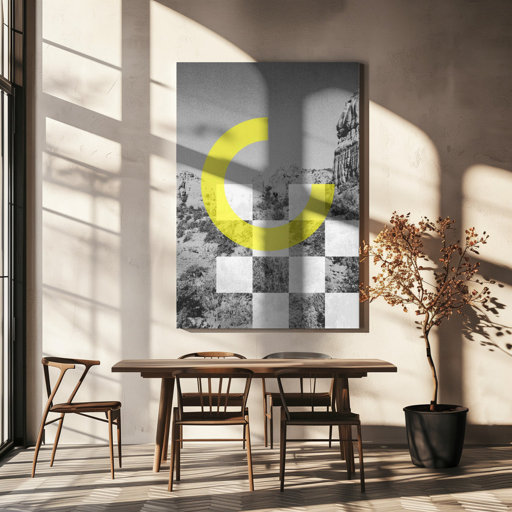 Wüstengeometrie | Leinwand