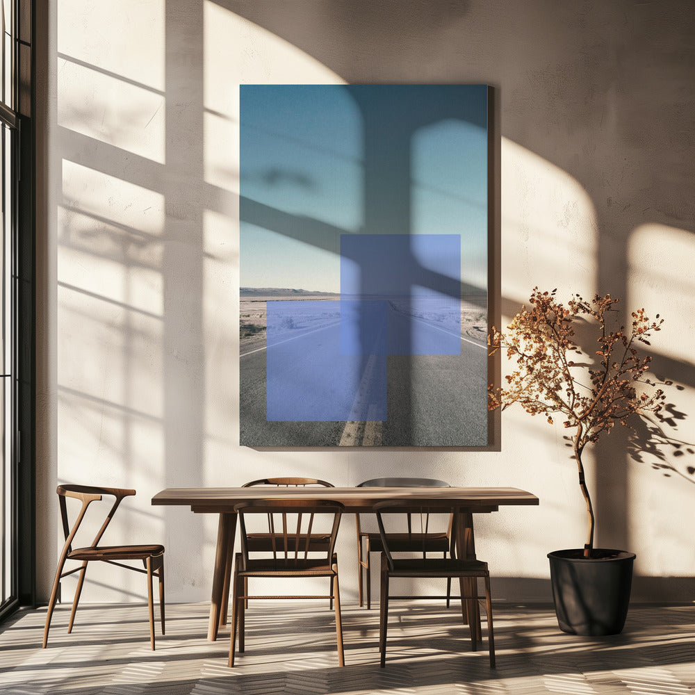Wüstenhorizontblöcke | Leinwand