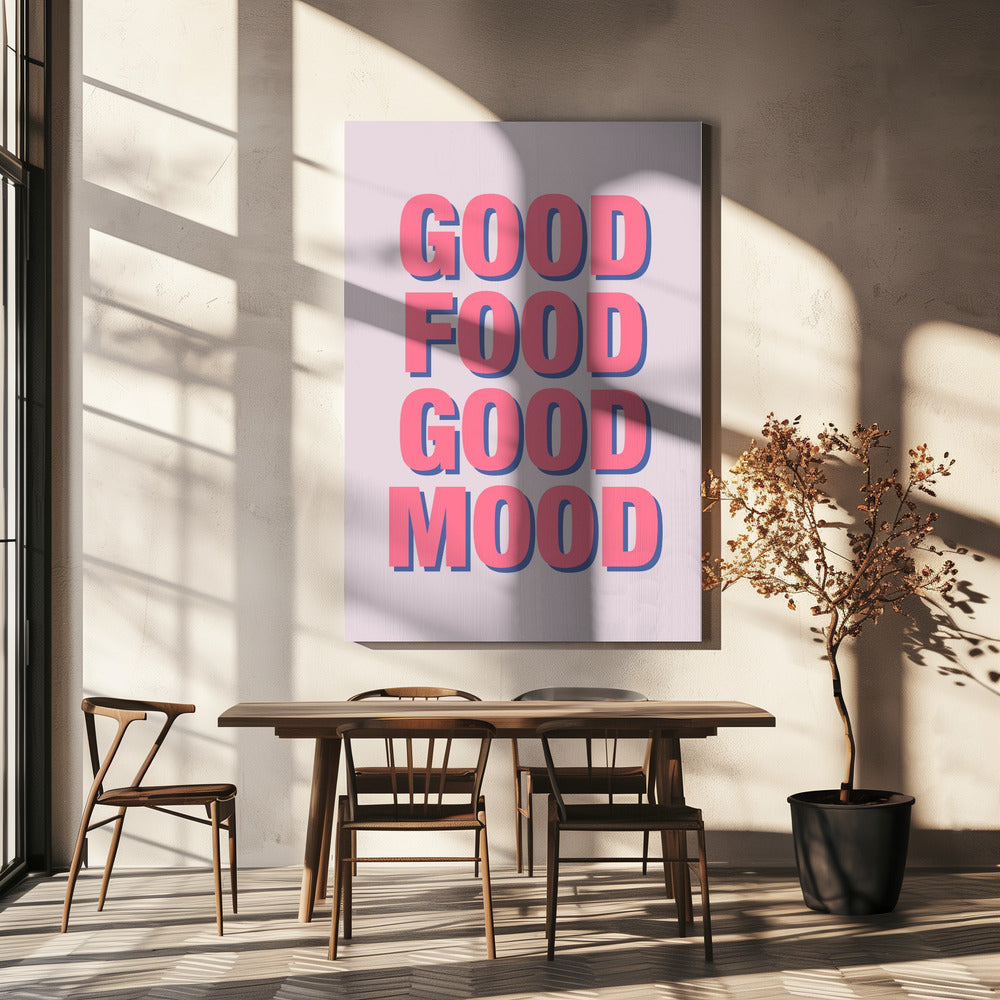 Positive Vibes Mahlzeit | Leinwand