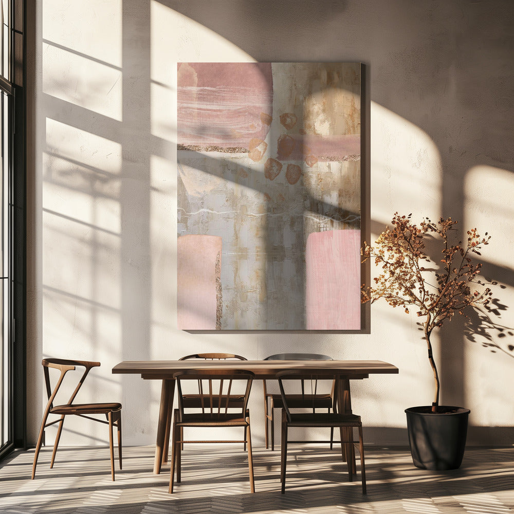 Herrliches Rosa-3 | Leinwand