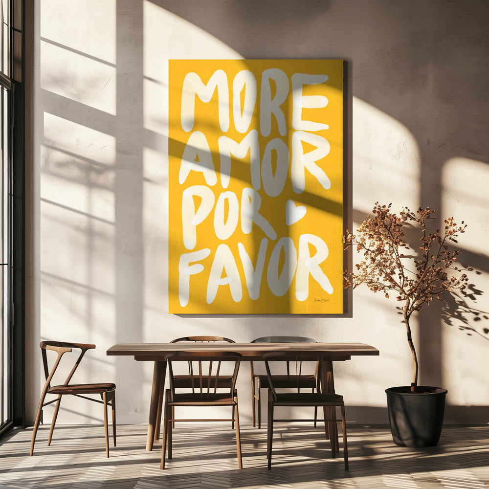 Mehr Amor Por Favor | Leinwand