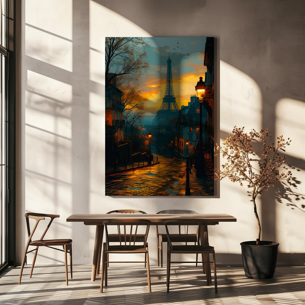 Willkommen in Paris | Leinwand