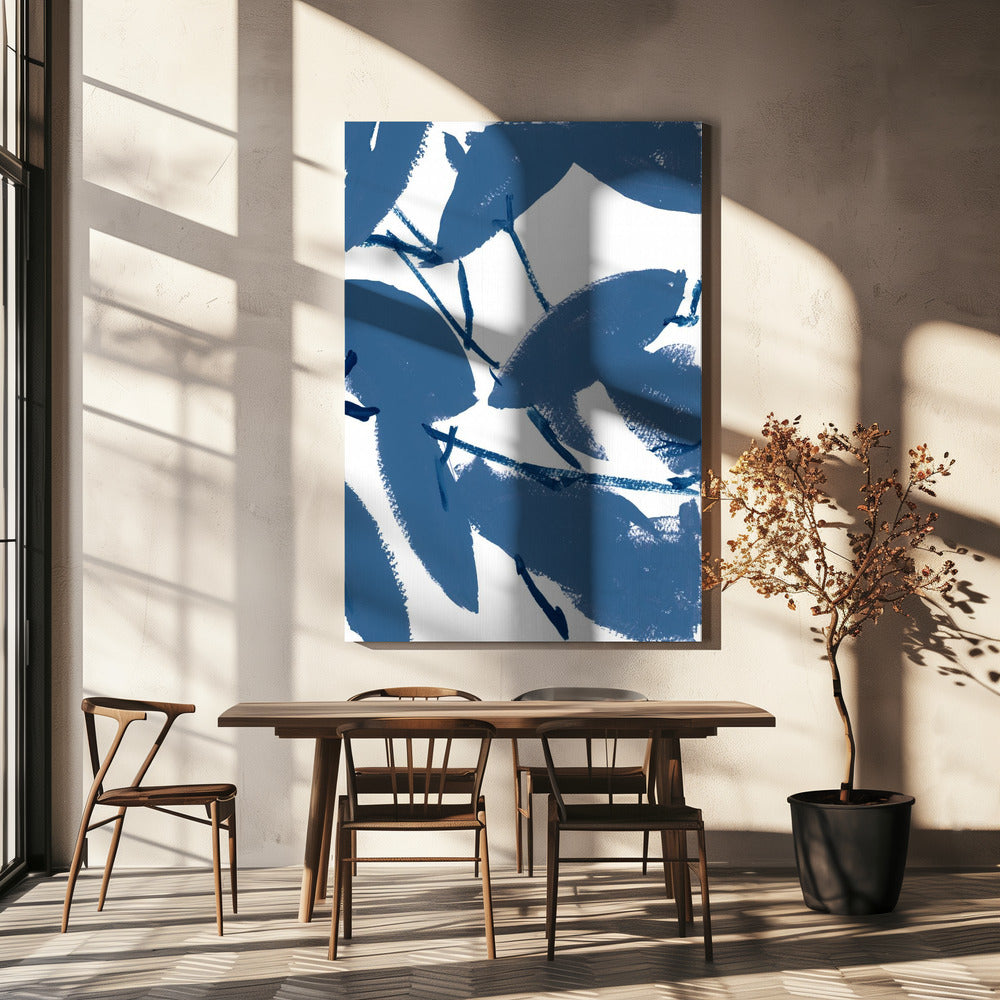 Blue Floral No1 | Canvas