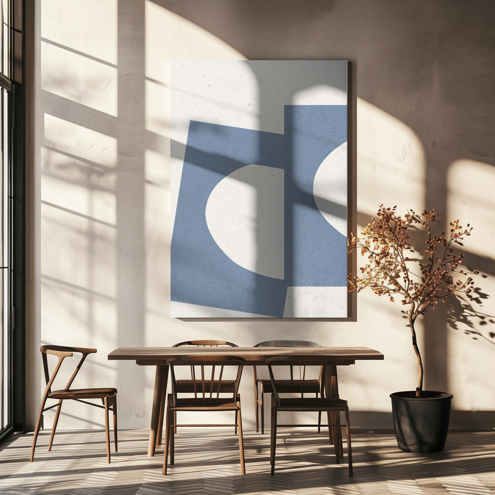 Gebogene Geometrie | Leinwand