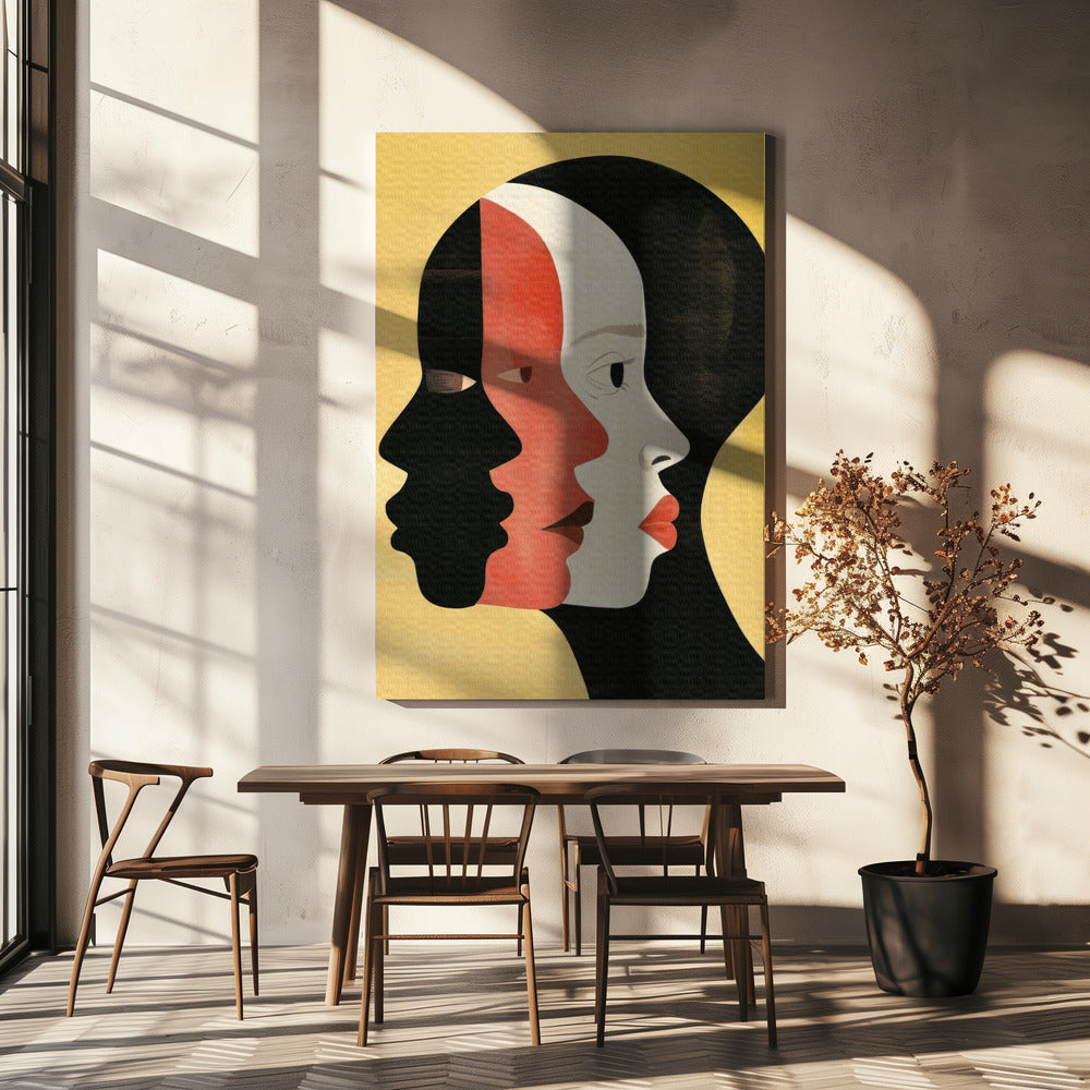 Afrikanische Kunst Smooth 4 | Leinwand