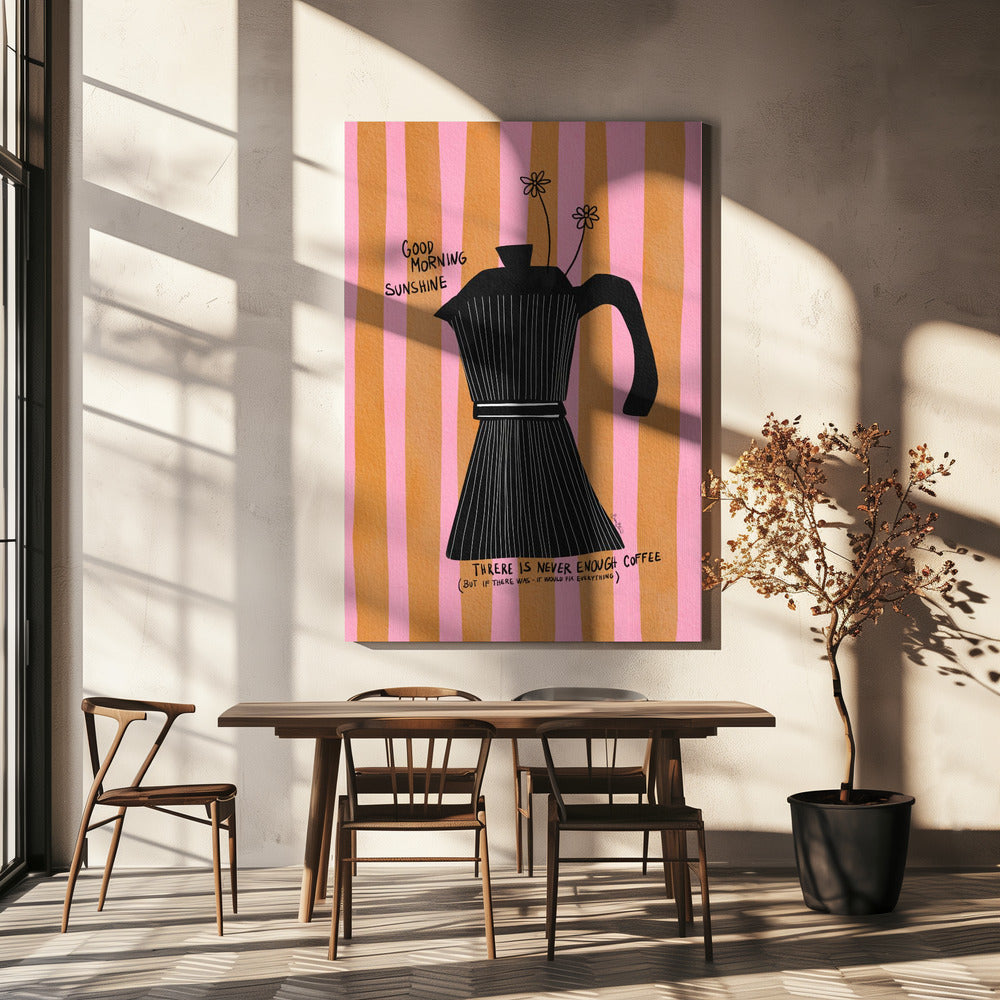 Mocca Coffee Sunshine | Leinwand