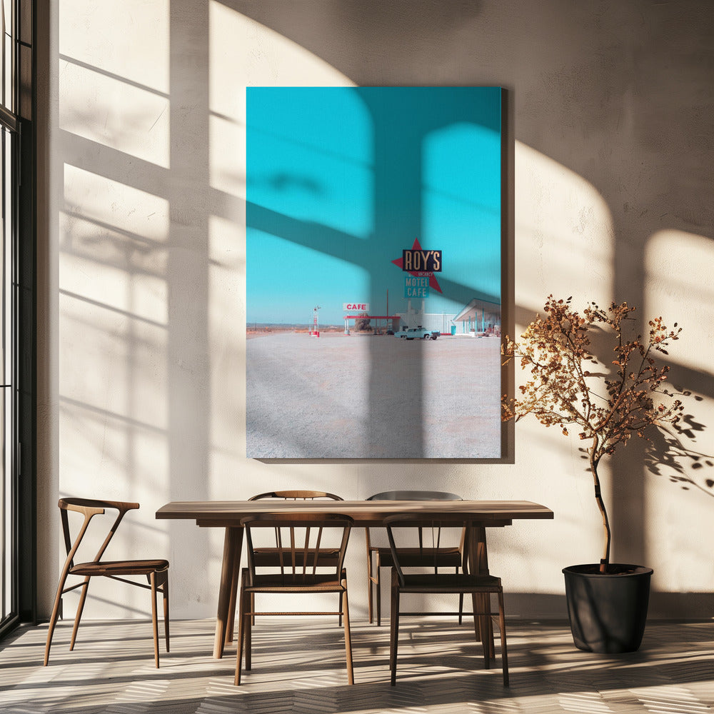 Roy's Motel Cafe Vintage Schild | Leinwand