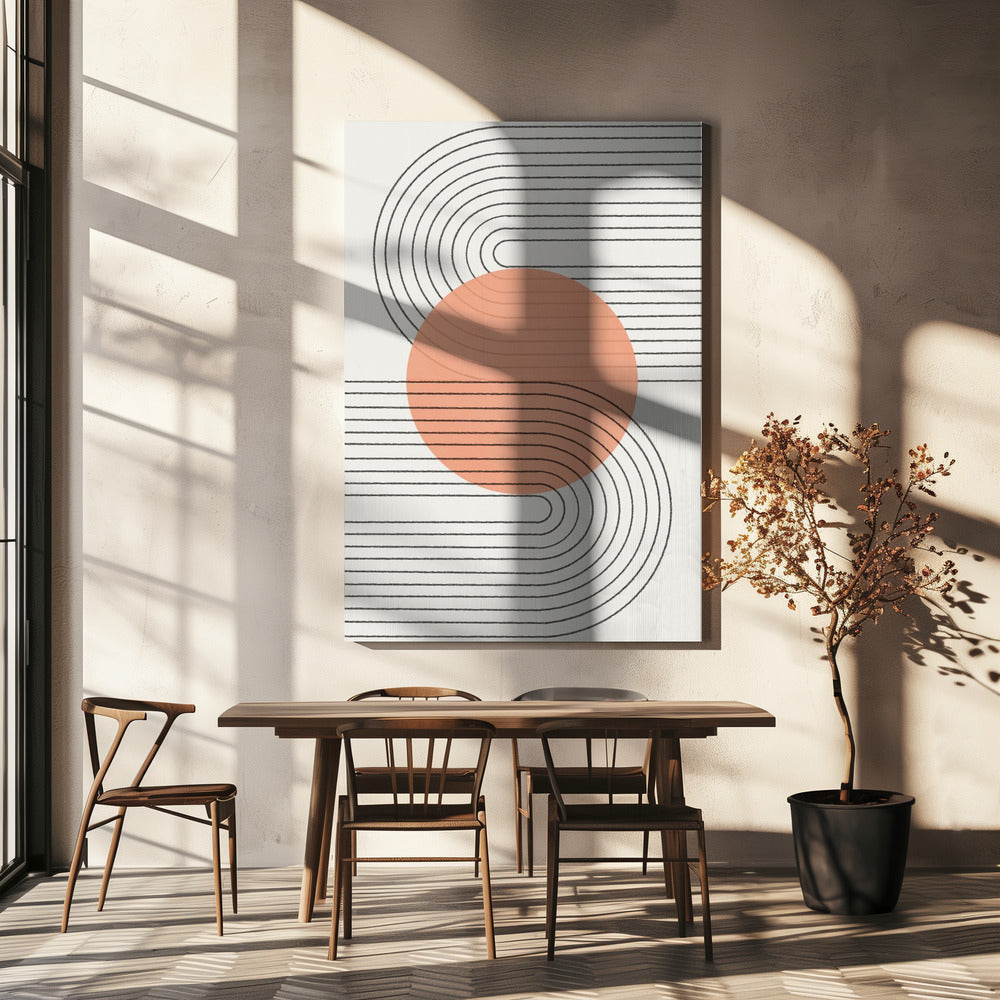 Curved Harmony | Canvas