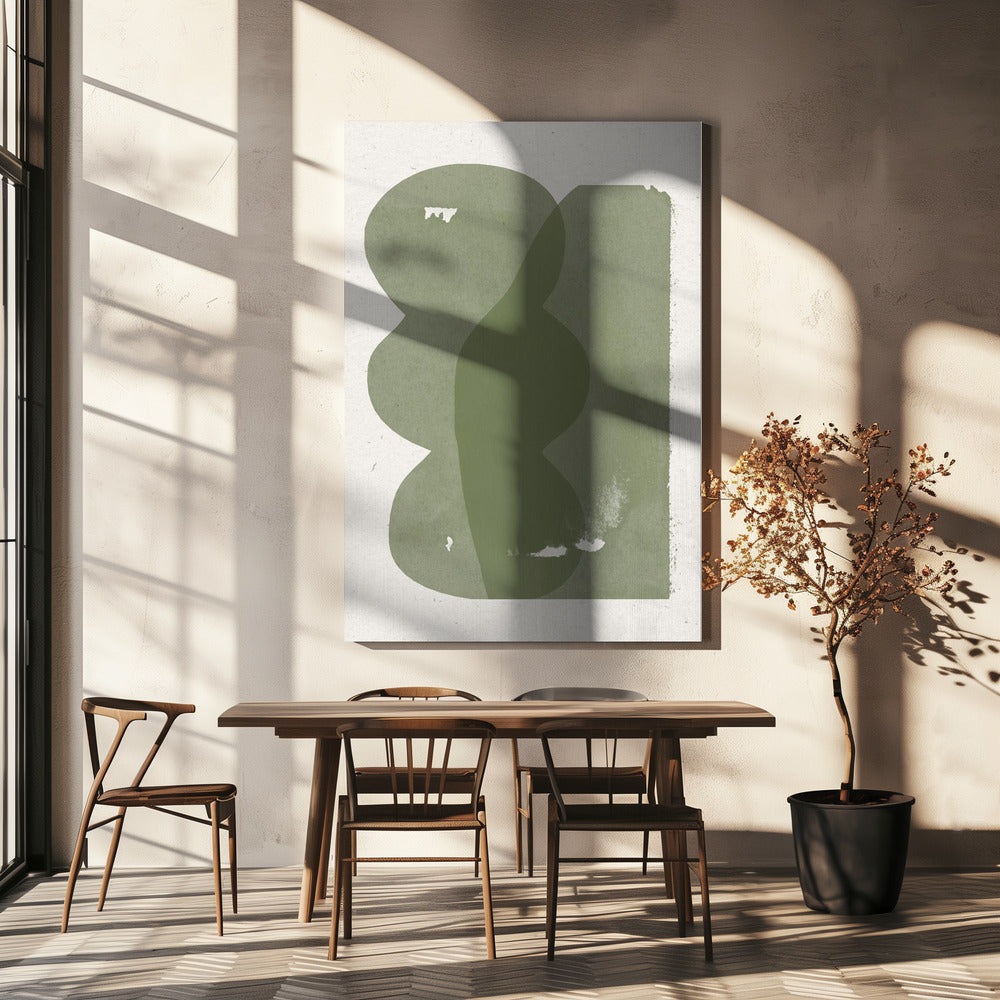 Grüne Echos | Leinwand