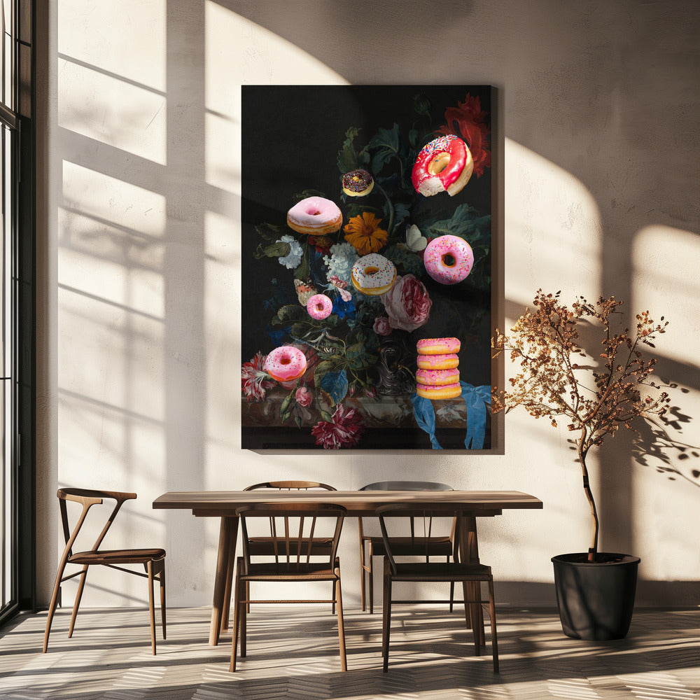 Donutstrauß | Leinwand