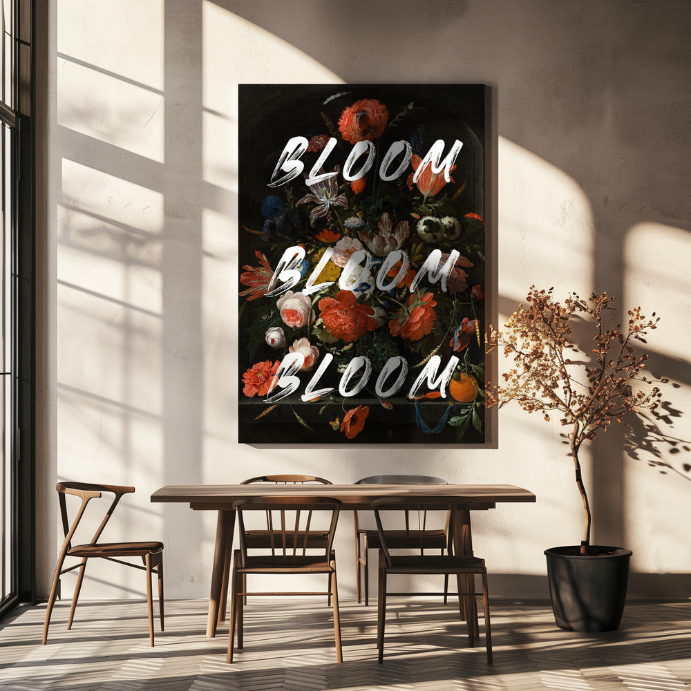 Bloom Vintage Blumen | Leinwand