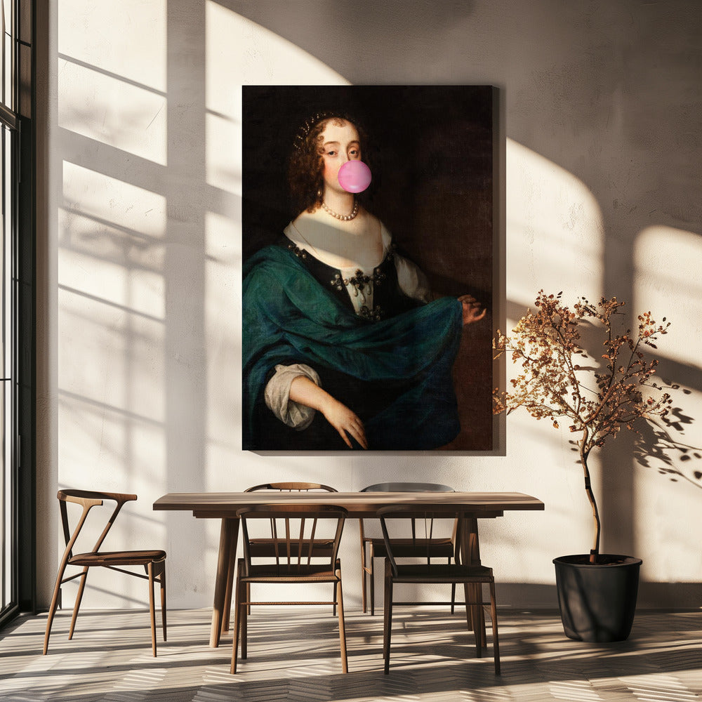 Renaissance Kaugummi / Veränderte Kunst | Leinwand