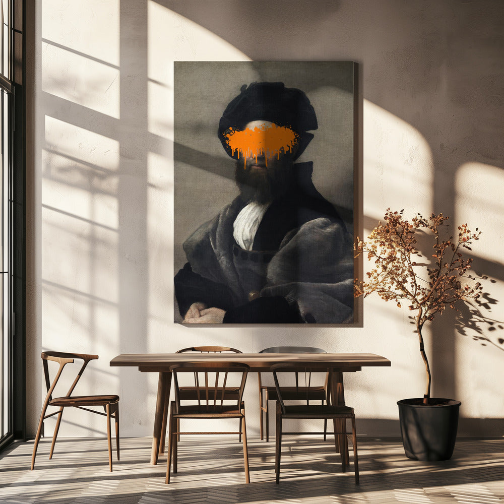 Orange Vandal Splash | Canvas