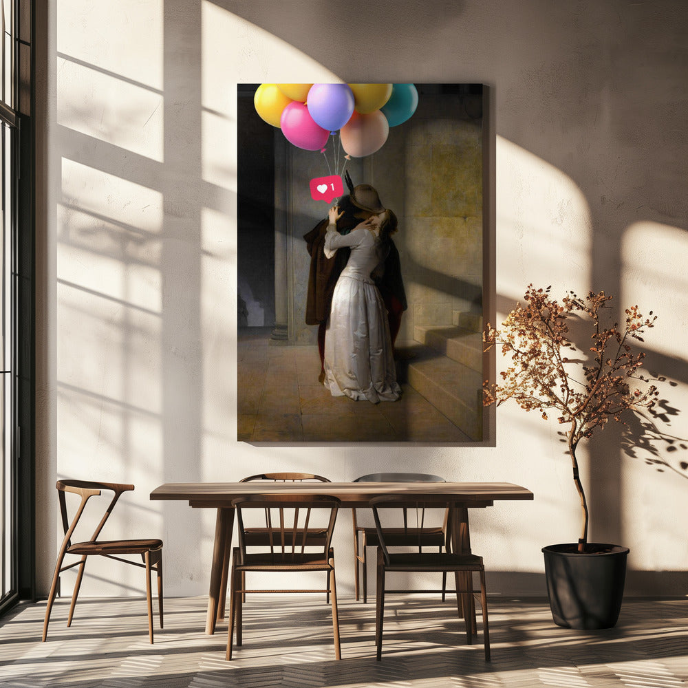 Renaissance Romanse - Veränderte Kunst | Leinwand