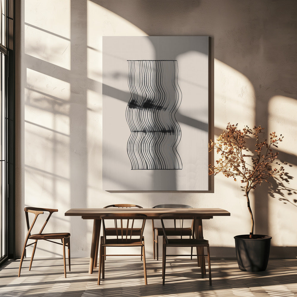 Gebogene Illusionen | Leinwand