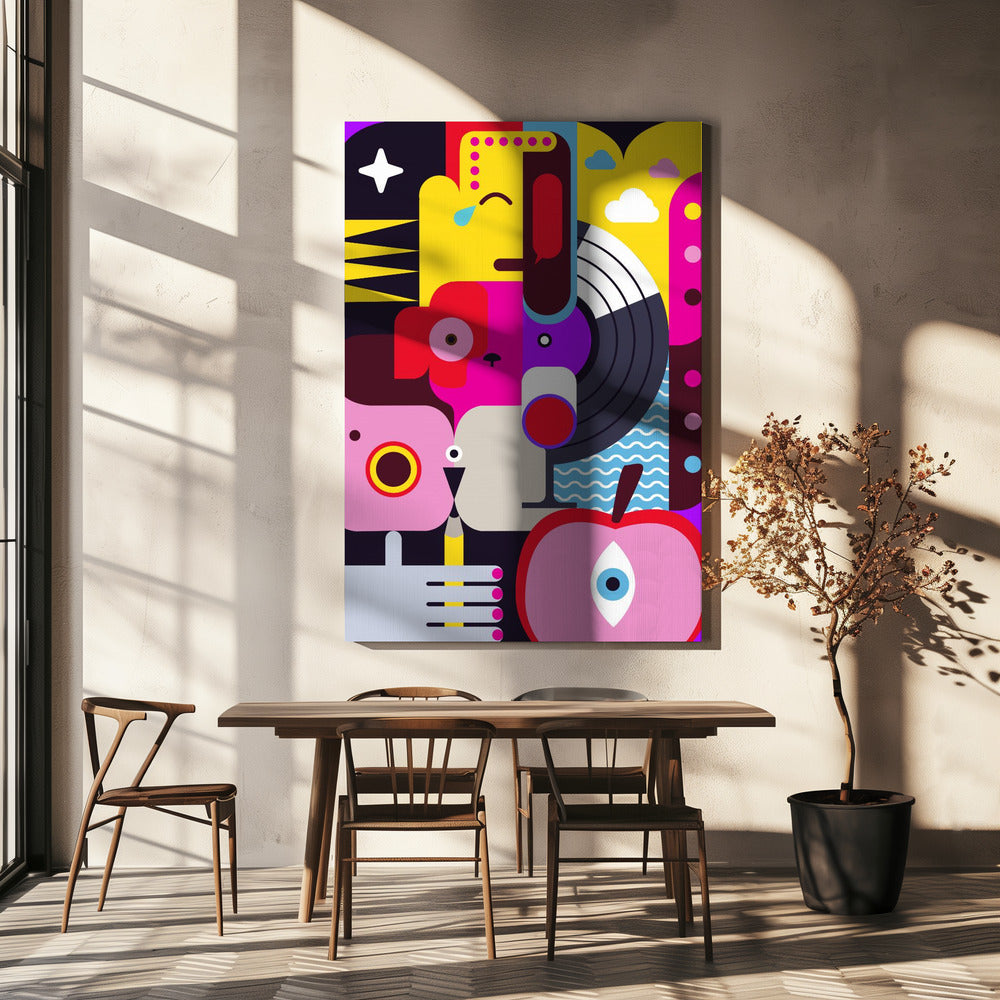Pop Art Leben | Leinwand