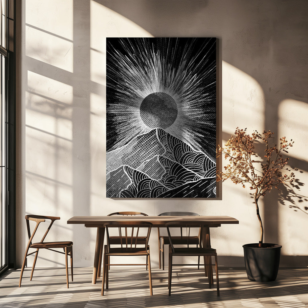 Der Sunburst Peak | Leinwand