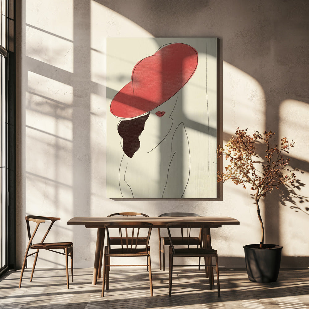 Red Hat Elegance | Leinwand