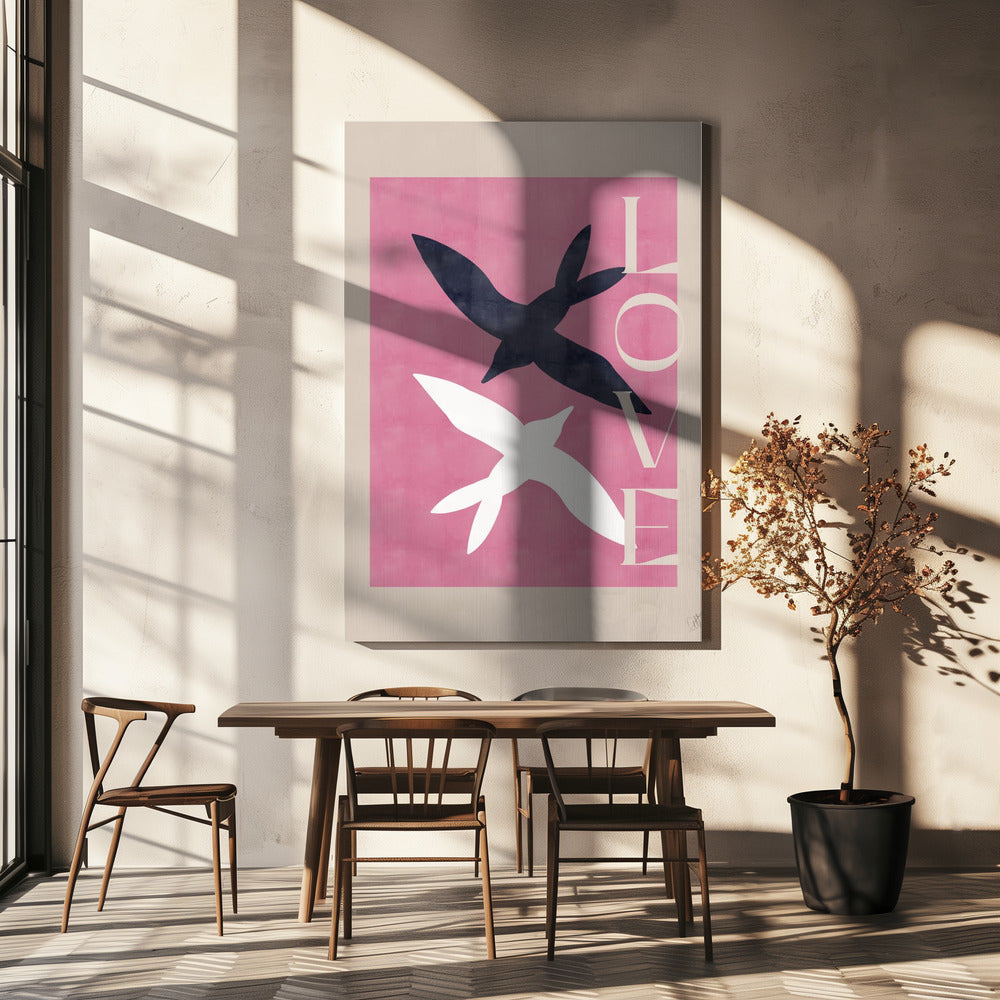 Birds in Love | Canvas