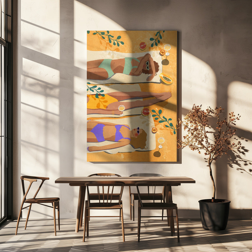 Sommermädchen | Leinwand