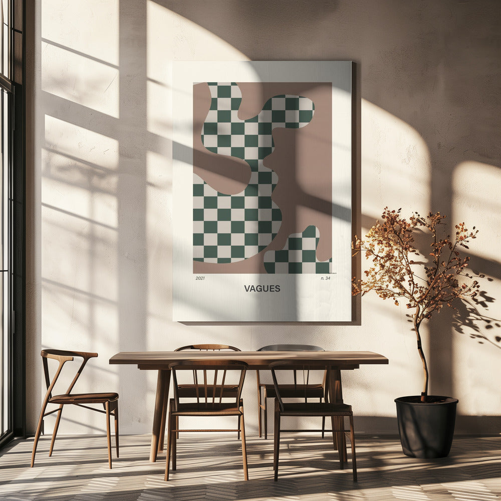 Vagues Nr. 34 Poster | Leinwand