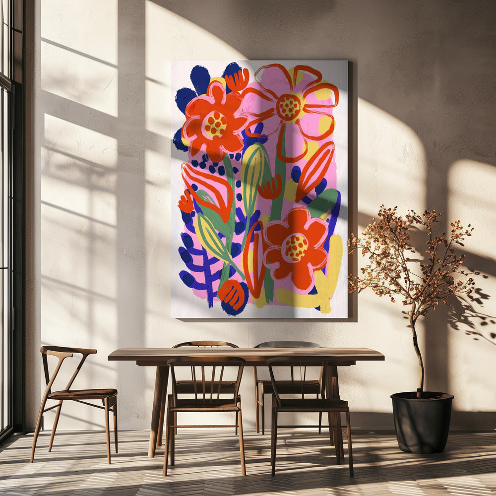 Floral Joyburst | Canvas