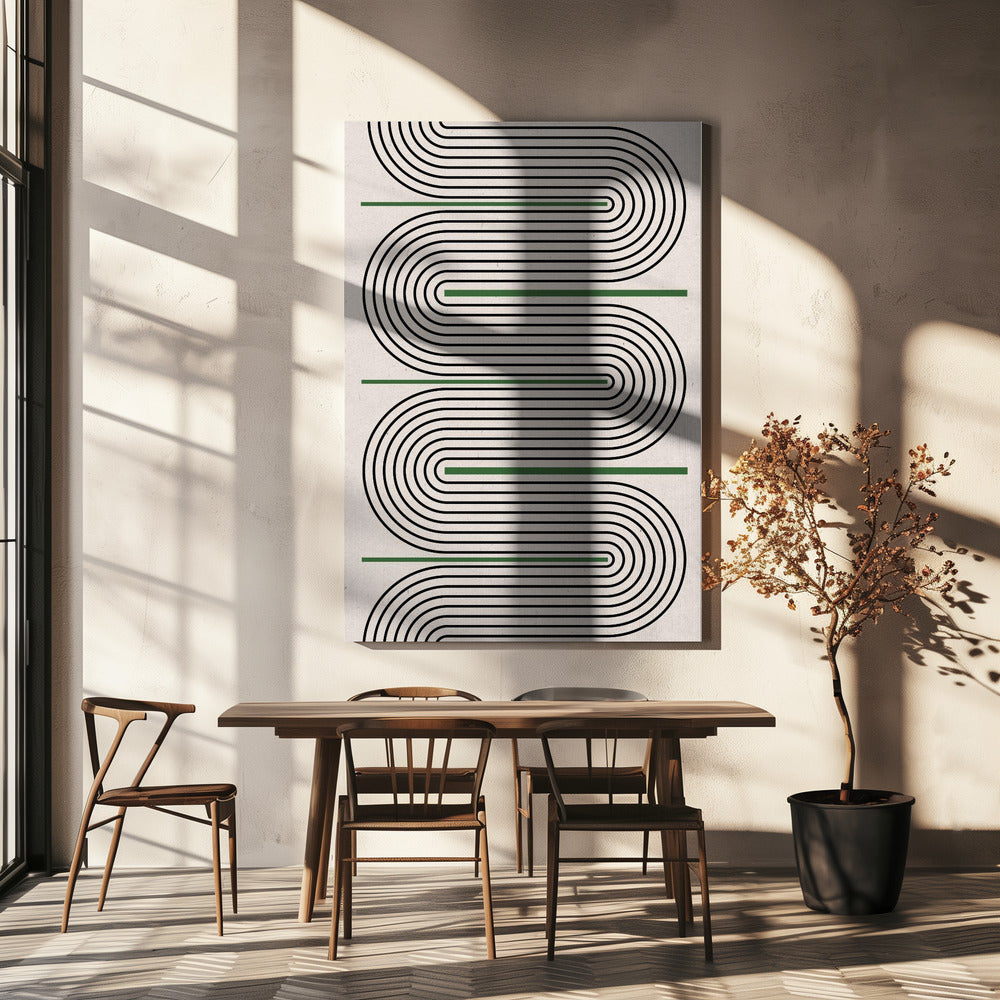 Curved Harmony | Canvas