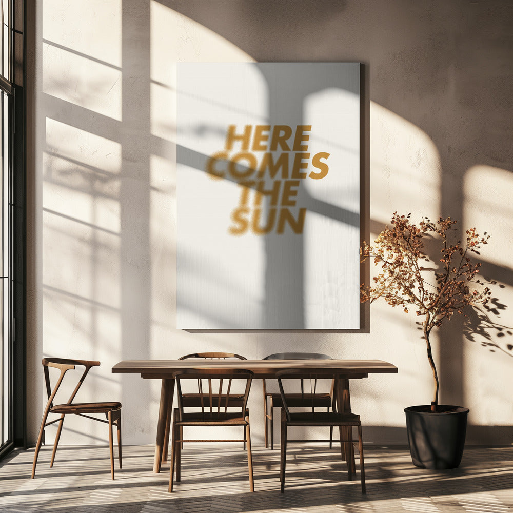 Sunlit Arrival | Canvas