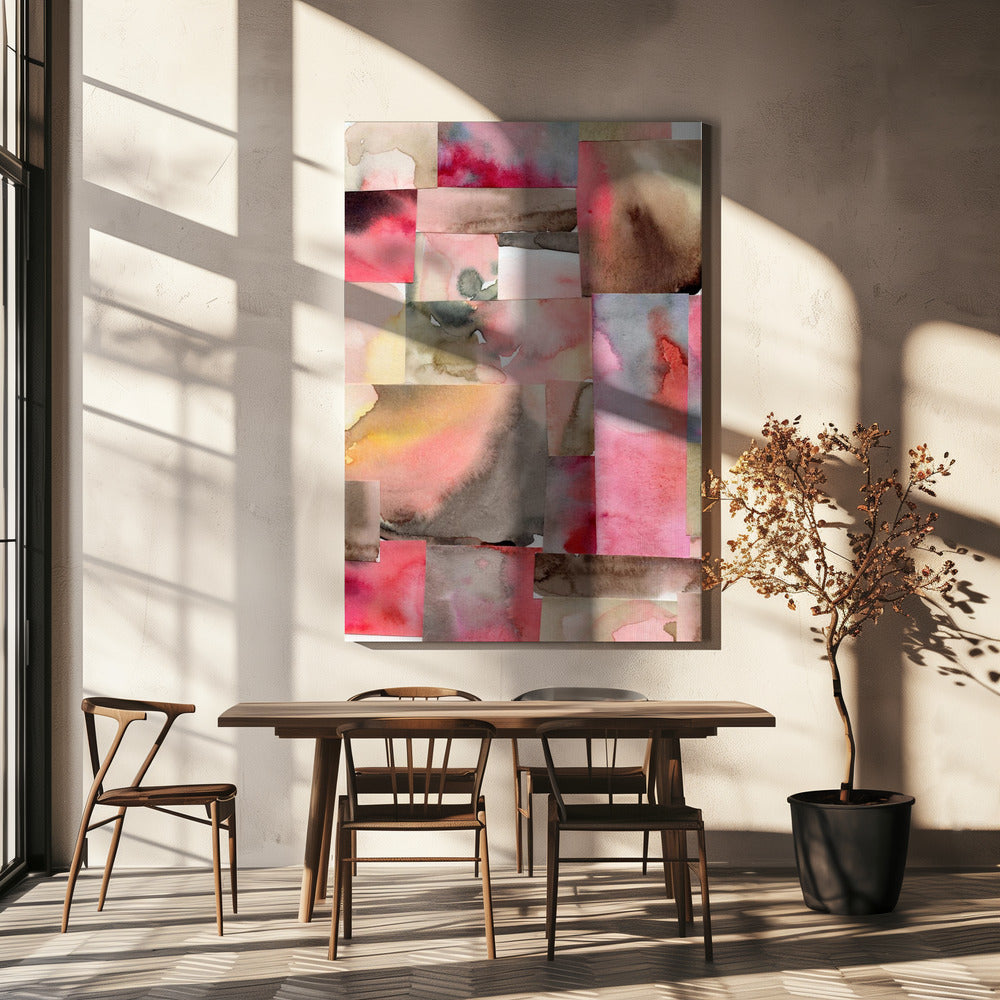 Watercolor abstract composition 6 | Canvas