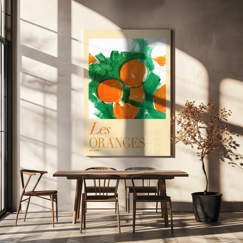 Les Oranges Une Étude 1 | Leinwand