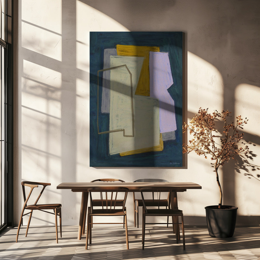 Chalk and Shapes 1 | Canvas