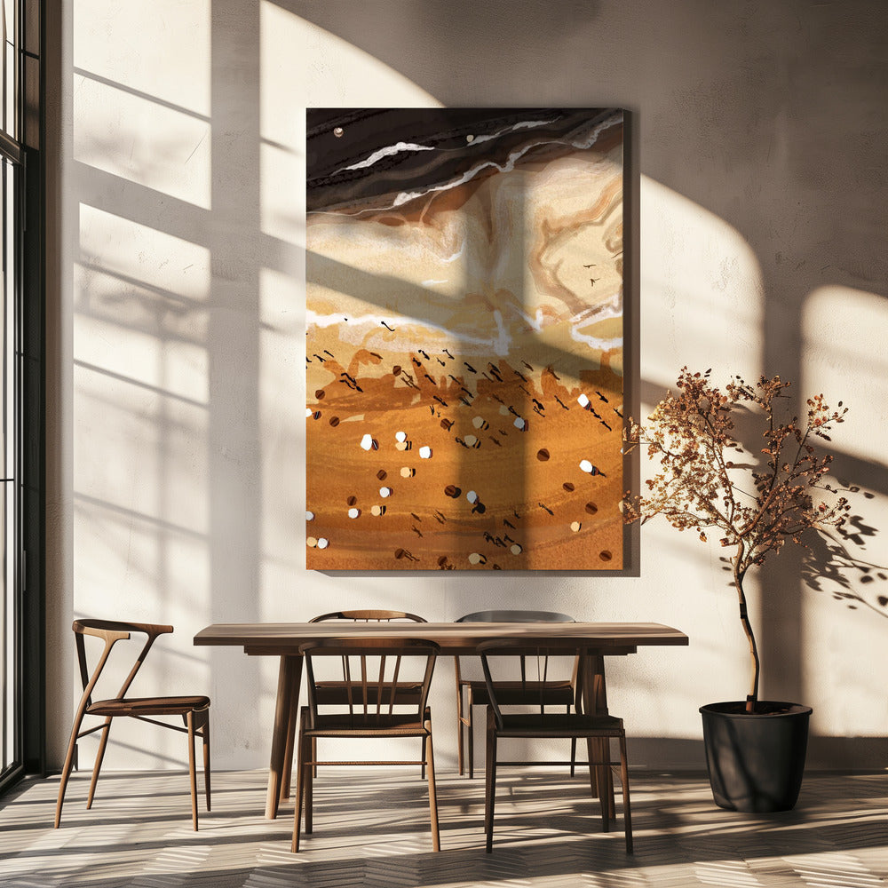 Kaffeestrand | Leinwand