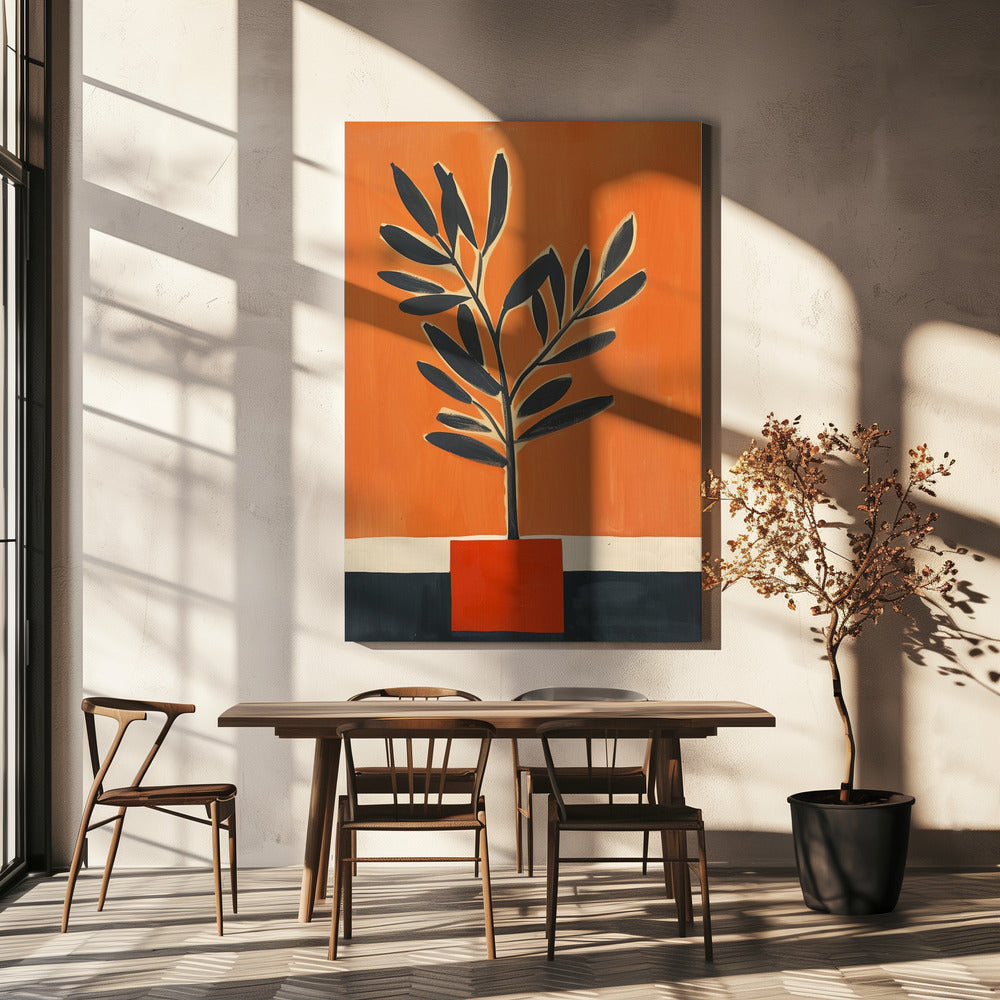 Orangenpflanze | Leinwand
