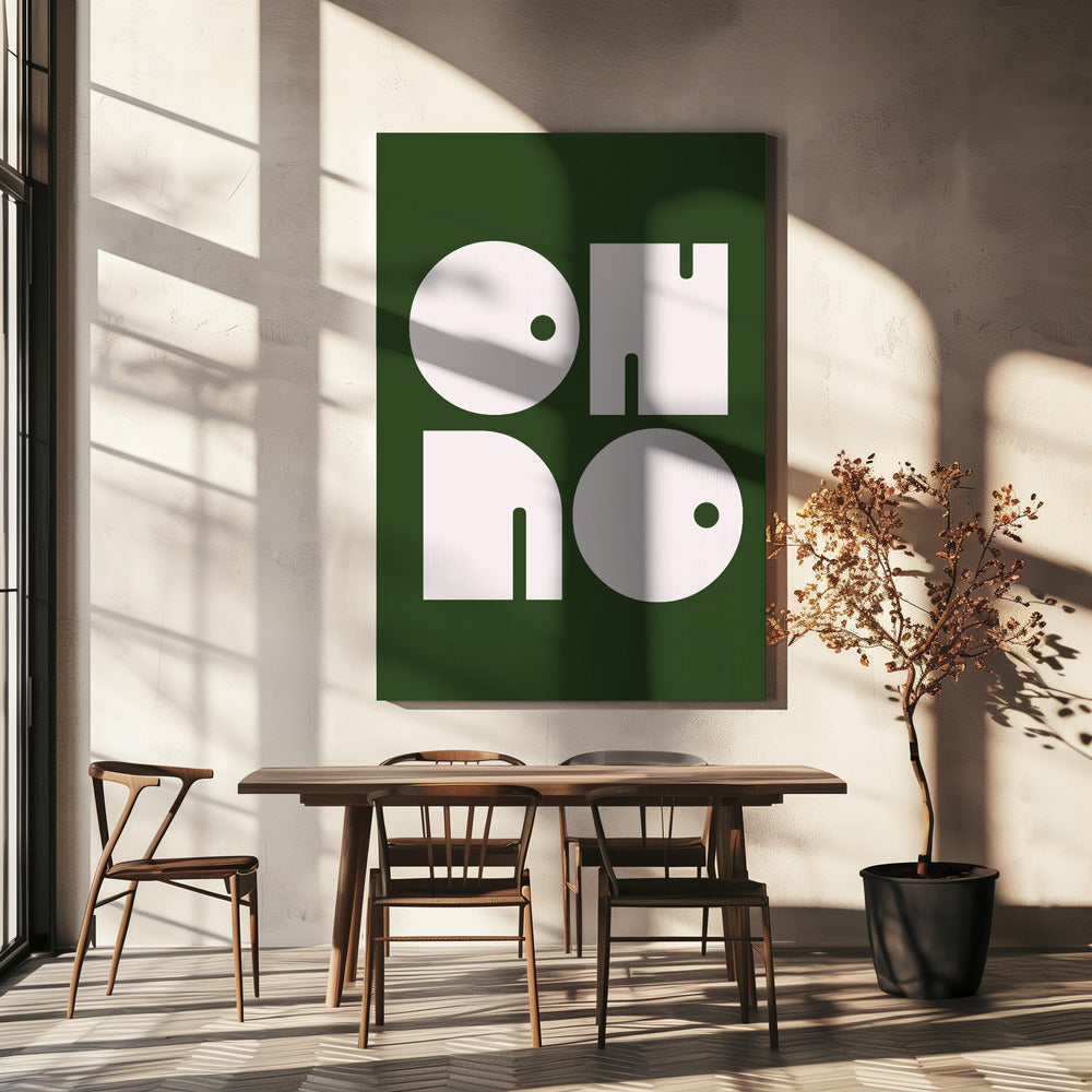 Kreisförmige Echos | Leinwand