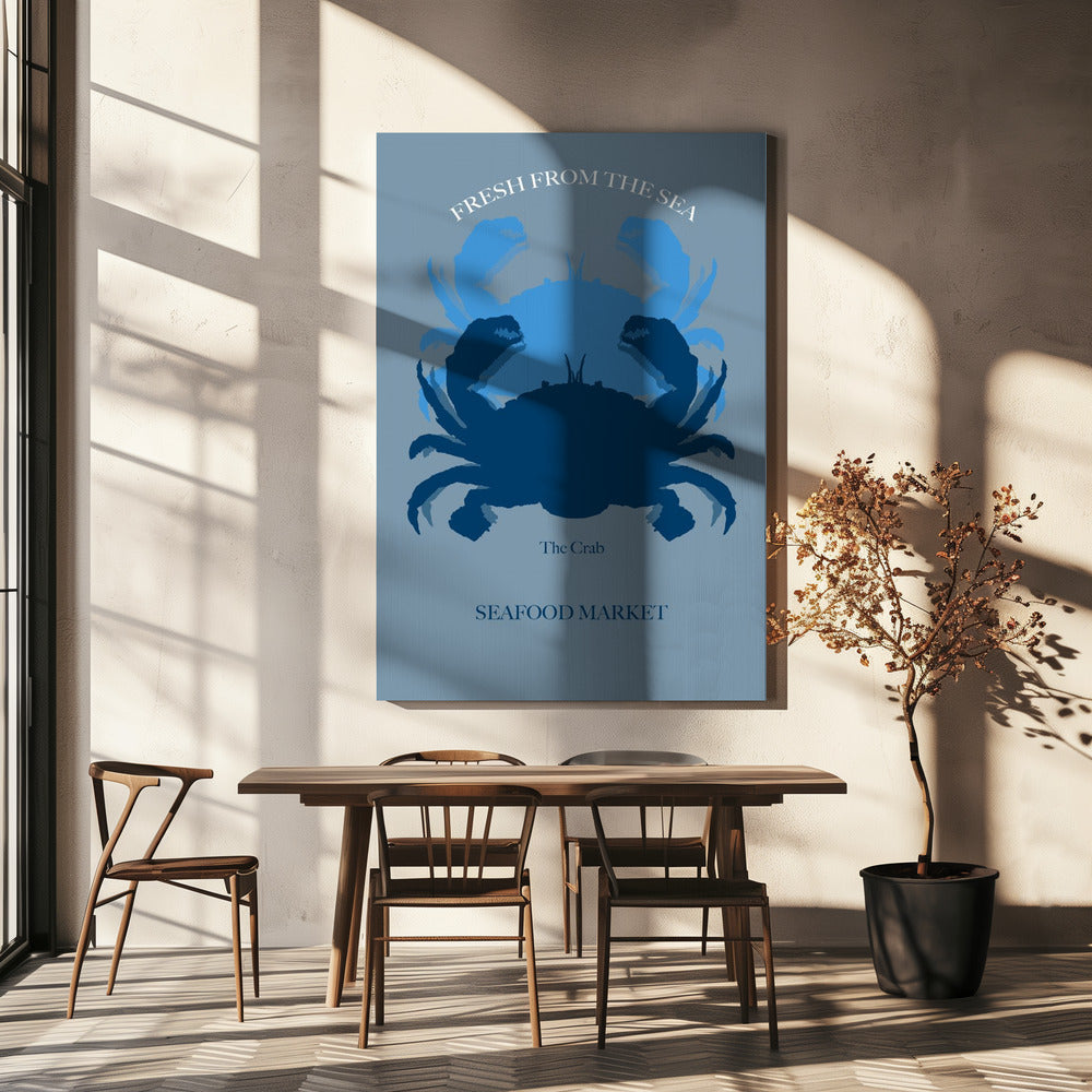 Krabbenposter 3 | Leinwand