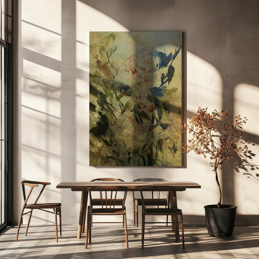 Vintage Blumen | Leinwand