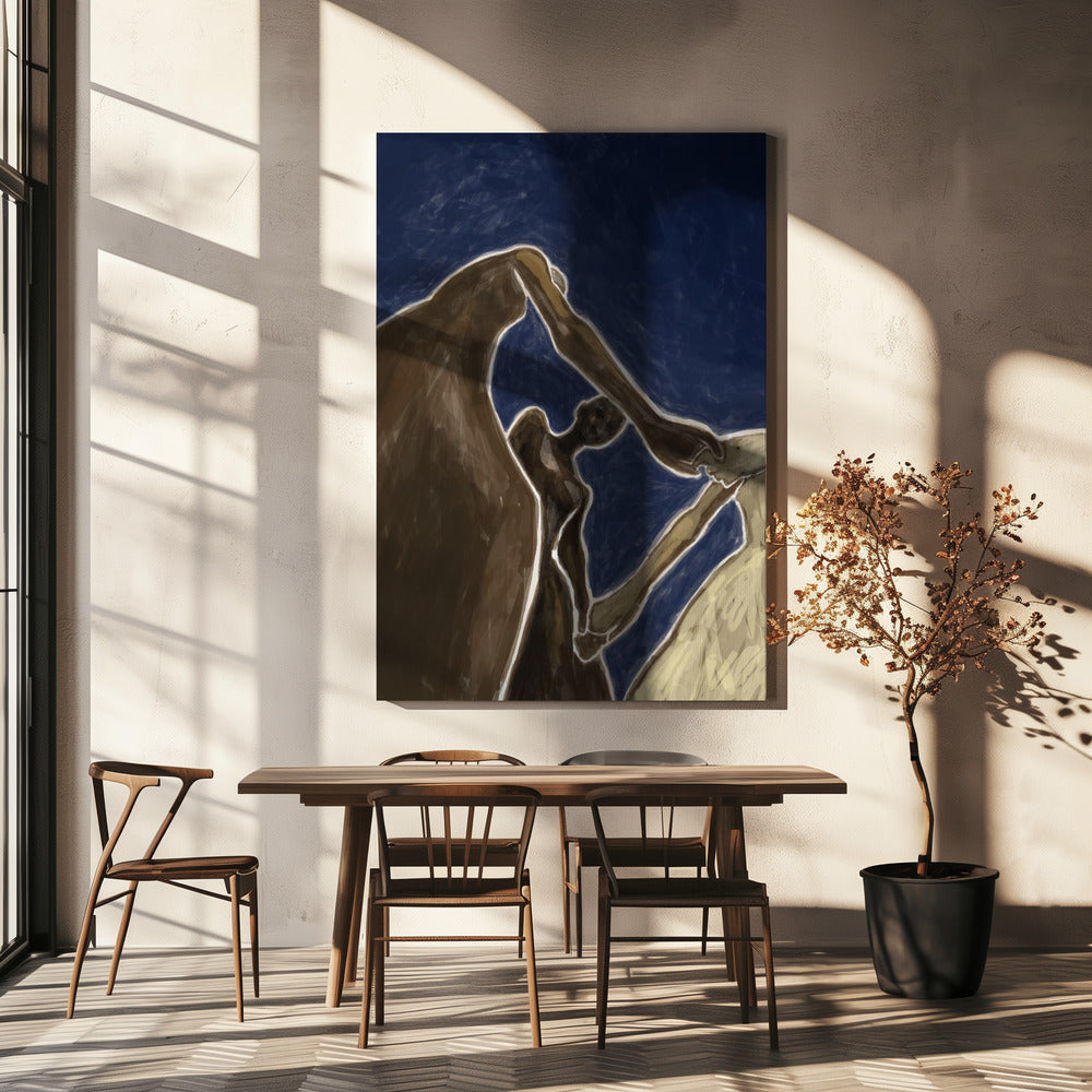 KH Studio - Mit Umarmung | Leinwand