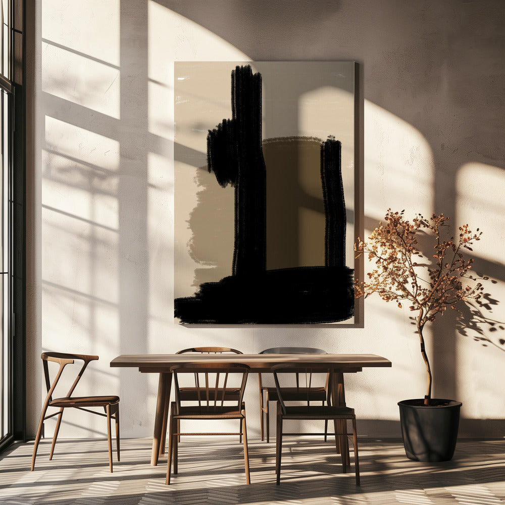 Schatten und Erde | Leinwand