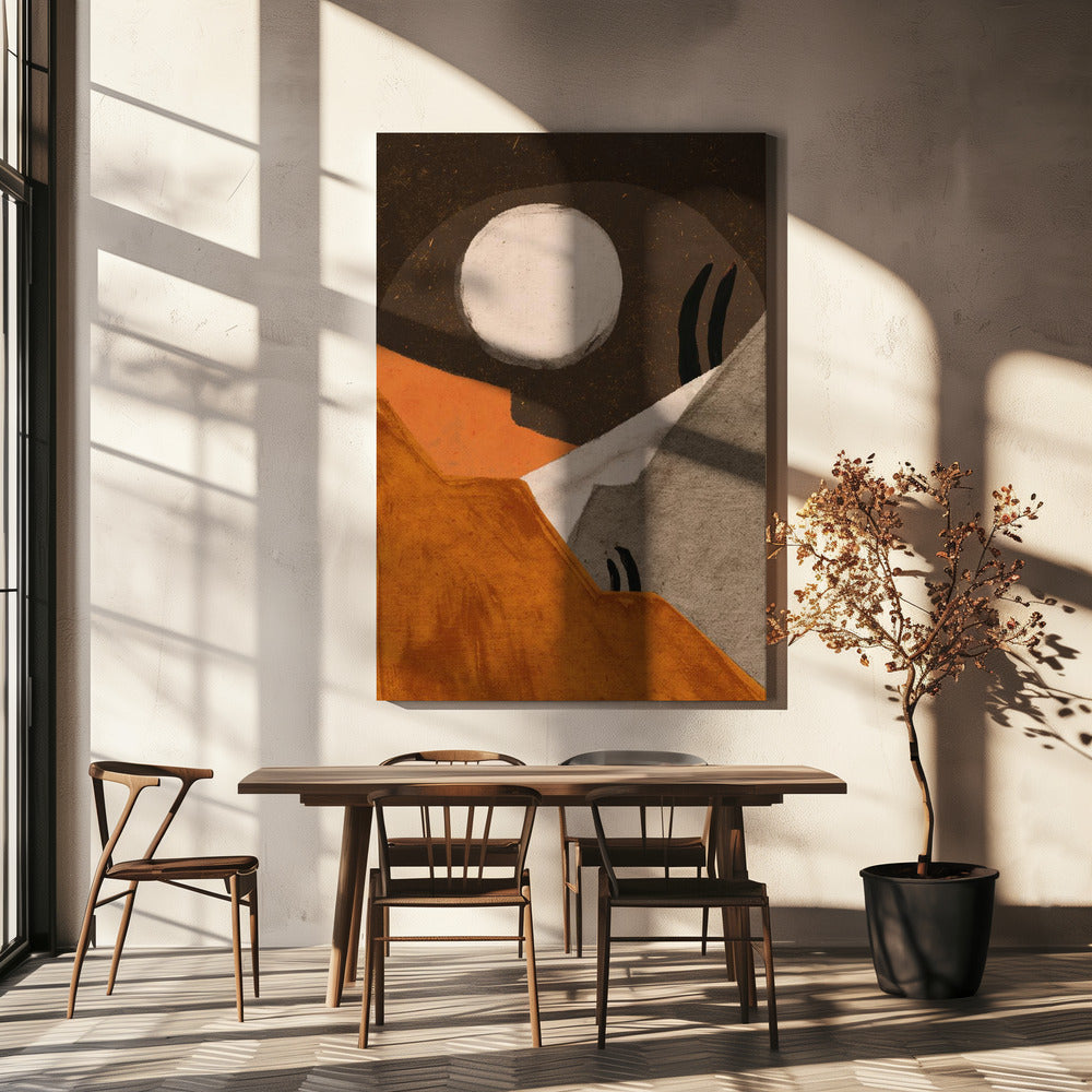 Mondlandschaft | Leinwand